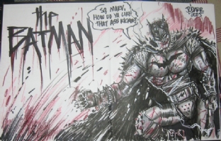 Batman by James O'barr Comic Art